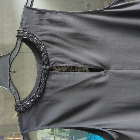 Torrid Mesh Beaded Georgette Tank - Picture 5 of 7